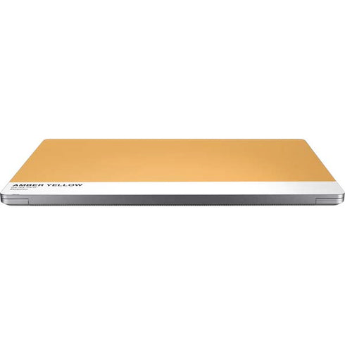Amber Yellow Universal Laptop 13in (10.6 x 7.6in) Skin